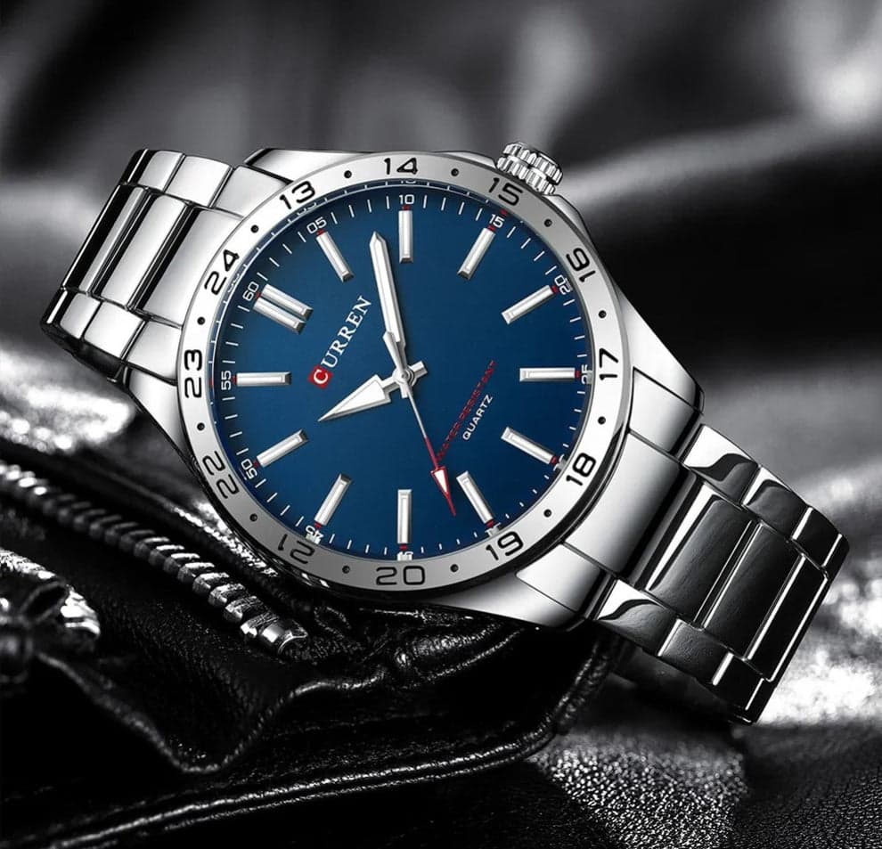 Curren 8452 Men’s Quartz Watch with Stainless Steel Strap