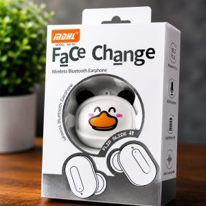 MDHL MD-05 Face Change Wireless Bluetooth Earphone White