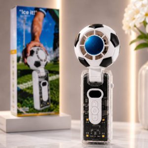 LED Mini Hand Fan (Football Design)